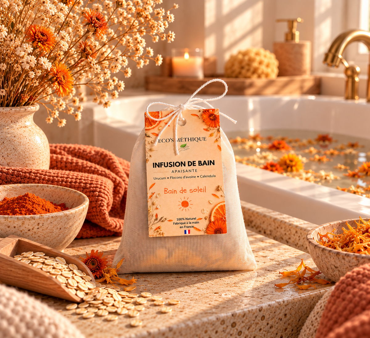 Infusion bain : Bain de soleil